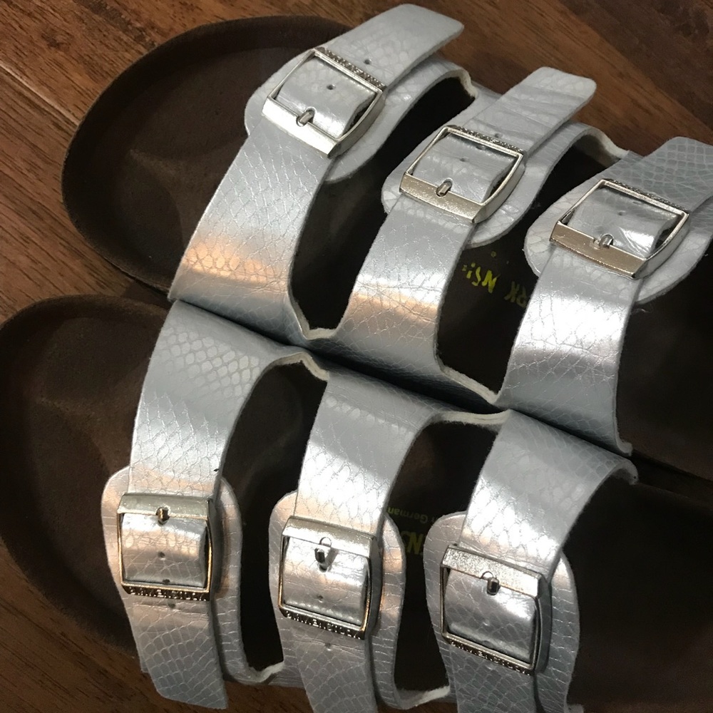 Silver snakeskin Birks